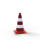 Schake Leitkegel BS126-V3L500TL einteilig nach TL, rot/weiß, vollreflektierend, aus PVC