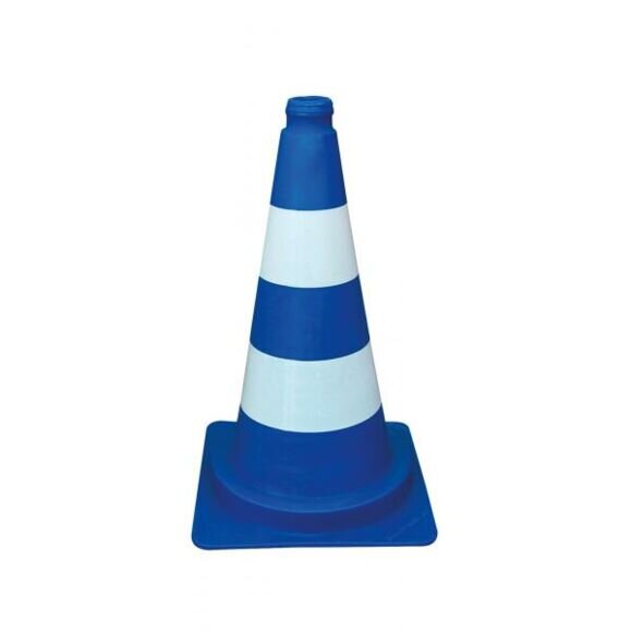 SCHAKE Leitkegel blau blau / weiß 3L500B Pylon