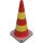 SCHAKE Leitkegel zweiteilig Höhe: 500 mm rot / gelb Folie Typ RA1/A 3L530RSSK Pylon
