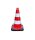 SCHAKE Leitkegel zweiteilig  nach TL Folie Typ 1 Höhe: 500 mm rot/weiß 3L530TL Pylon