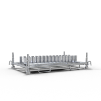 Schake Stapelpalette 50190 verzinkt, für 30 Schilder, staplerfähig