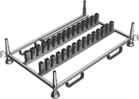 Schake Stapelpalette 50190 verzinkt, für 30 Schilder, staplerfähig