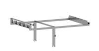 Schake Schaftrohr Adaptierung 3B214-1 für 20 Schaftrohre mit Schildern, verzinkt, für Lager- und Transporttraversen