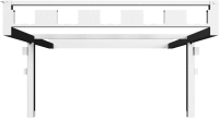 Schake Schaftrohr Adaptierung 3B214-1 für 20 Schaftrohre mit Schildern, verzinkt, für Lager- und Transporttraversen
