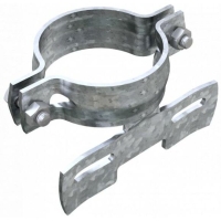 SCHAKE Rohrschelle für Schilderpfosten Ø 76 mm Lochabstand: 350 mm 474_35