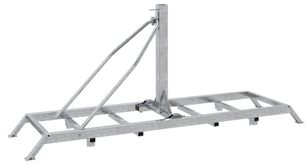 Schake Schilderständer nach TL Typ Highway 35301-1, Gewichtsklasse K8, für Schaftrohre 40x40 und 60x60 mm