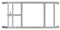 Schake Schilderständer nach TL Typ ROAD 35304-2, Gewichtsklasse K4, für Schaftrohre 40x40 mm und 60x60 mm