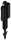 Schake Erdspieß 35309S Typ S schwarz lackiert, für 40x40 mm und 60x60 mm Schaftrohre, 1,00 m Länge