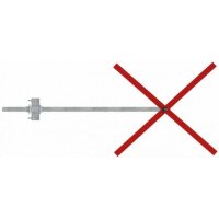 SCHAKE Klemmvorrichtung für Auskreuzung Halterung für 30 x 30 mm Rohr 35370