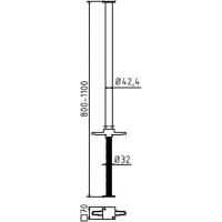 SCHAKE Kanalstrebe Perfekt Ø32 mm Gr. 2 0,80 m - 1,10 m 20213