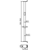 SCHAKE Kanalstrebe Perfekt Ø 48 mm Gr. 2 0,90 m - 1,50 m 20232