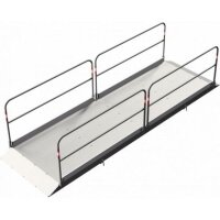 SCHAKE Grabenbrücke aus Stahl / Aluminium Breite: 1,30 m, Länge: 4,50 m 2027413