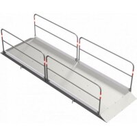 SCHAKE Grabenbrücke aus Stahl / Aluminium Breite: 1,30 m, Länge: 4,50 m 2027413