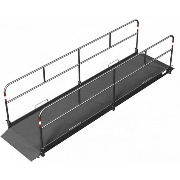 SCHAKE Grabenbrücke aus Aluminium Breite: 1,00 m Länge: ca. 4,50 m 20284