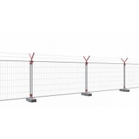 SCHAKE Mobilzaun Profi Ausgleichselement ohne Haken und Ösen Breite: 2,20 m, Höhe: 2,00 m 3B2023 Bauzaun kaufen Bauzäune Absperrzäune Schutzzäune
