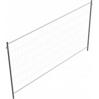 SCHAKE Mobilzaun Profi Element mit Haken und Ösen Breite: 3,50 m, Höhe: 2,00 m 3B2036H Bauzaun kaufen Bauzäune Absperrzäune Schutzzäune