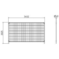 SCHAKE Mobilzaun Standard Pro ohne Haken und Ösen 3B2035PRO Bauzaun kaufen Bauzäune Absperrzäune Schutzzäune