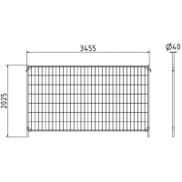 SCHAKE Mobilzaun Standard Pro mit Haken und Ösen 3B2035PROH Bauzaun kaufen Bauzäune Absperrzäune Schutzzäune