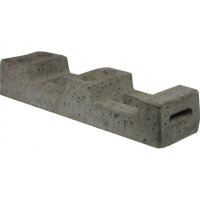 SCHAKE Bauzaunfuß aus Beton mit 4 Löchern 25 kg 3F101