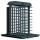 SCHAKE Drehkreuz V-Turnstile verzinkt + schwarz-matt pulverbeschichtet Bauzaunmodul ohne Zutrittskontrolle VPDR21SOB0033