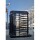 SCHAKE Drehkreuz V-Turnstile verzinkt + schwarz-matt pulverbeschichtet Bauzaunmodul ohne Zutrittskontrolle VPDR21SOB0033