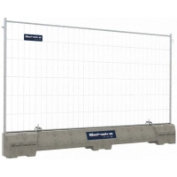 SCHAKE Betonleitschwellen SET mit 2,00 m Mobilzaun Mobilzaun Standard 3F1035-SET1S
