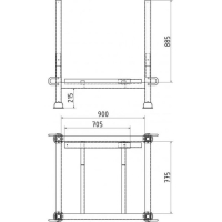 SCHAKE Palette für Absperrgitter  419_07