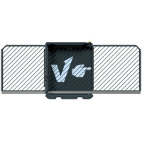 SCHAKE Faltbares Schiebetor, vereinfacht V-Gate-Simple verzinkt + schwarz-matt pulverbeschichtet Bauzaunmodul ohne Zutrittskontrolle, Lichtschranke VPSE23SOB0316