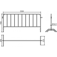 SCHAKE Absperrgitter Typ L  419_00L