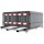 SCHAKE SET mit 50 Absperrgitter Typ E mit und ohne Tastleiste mit zwei Tastleisten, rot / weiß, RA1/A 419_020E-SET50