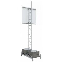 Schake Werbemast BS126-V353320-SET 2,00 x 2,00 m,...