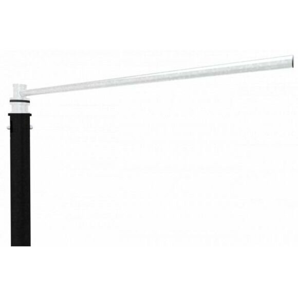 SCHAKE Fahnenmast SET aus Stahl Stahlmast, RAL 9005 3531F-RAL9005-SET