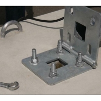 SCHAKE Fahnenmast SET aus Stahl Stahlmast, verzinkt 3531F-SET