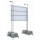 SCHAKE Werbemast 3,00 x 2,00 m mit Strahler, insektenfreundlich, Lichtfarbe: 3000 K 353330S1-IF-SET