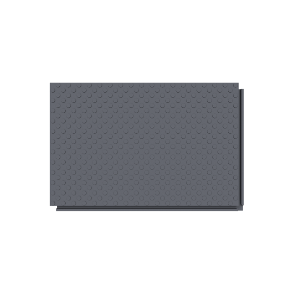 Schake Schutzmatte 33901 aus Gummi, 1200 x 800 x 43 mm, mit Nut und Feder