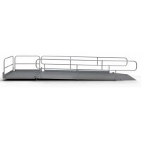 Schake Rollstuhlrampe 2029613 Aluminium, stufenlos...