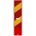 SCHAKE Flachbake Folie Typ RA2/B doppelseitig rechts- / linksweisend rot / gelb 36050/2SK Bake Warnbake Leitbake