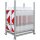 SCHAKE SET mit 30 Baken auf Lager- und Transportpalette mit Foile Typ RA2/B, rot/weiß doppelseitig pfeilförmig BASt Wendebake 36NOXP2-5-SET