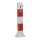 SCHAKE Absperrpfosten 70 x 70 mm umlegbar mit Profilzylinderschloss 500 mm Überflur feuerverzinkt und weiß beschichtet 4715UZB