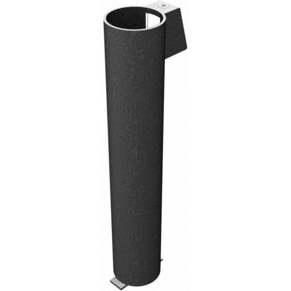 SCHAKE Bodenhülse mit Feststellvorrichtung für Ø 60 / 76 mm Rohrpfosten für Ø 76 mm Rohrpfosten 500 mm lang 473_51