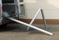 ALTEC ABS-F Leichte faltbare Aluminiumschiene mit Rand...