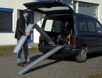 ALTEC ABS-F Leichte faltbare Aluminiumschiene mit Rand Länge 2985mm Tragkraft 300kg 082.55.003