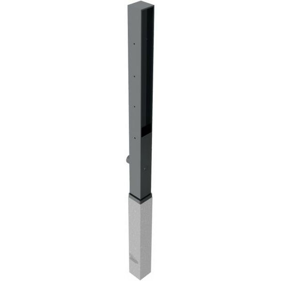 SCHAKE Stilpoller Stahlrohr 70 x 70 mm Serie 4073B herausnehmbar, mit Dreikantverschluss 4073FB