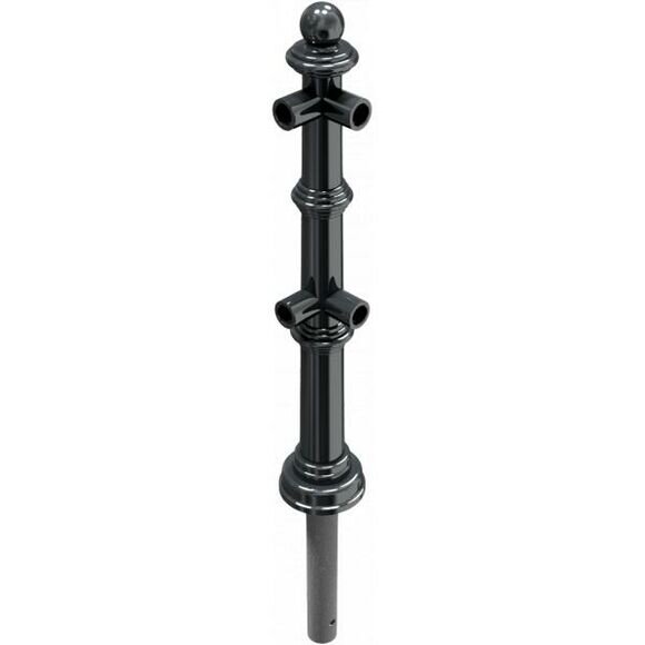 SCHAKE Alu-Stilpoller Serie 495.01B Eckpfosten für Ober- und Knieholm 90° 495_13B