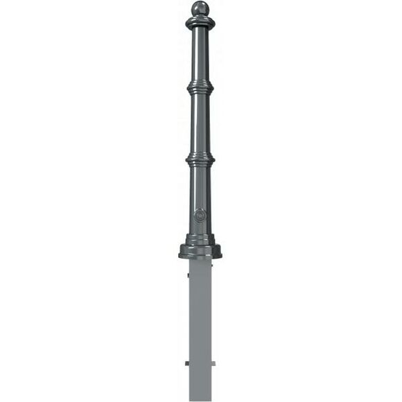 SCHAKE Alu-Stilpfosten Serie 495B herausnehmbar, mit Dreikantverschluss 495FB+2