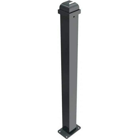 SCHAKE Stilpoller Stahlrohr 70 x 70 mm Serie 473B ortsfest, für Dübelbefestigung 473PB+2