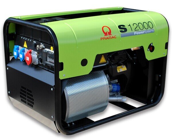 PRAMAC Profi Stromerzeuger S 12000 - THB ISO AVR  - 230V / 400V - BENZIN - E START - 5,0 / 11,8 kVA (COP)