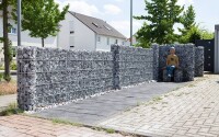 AOS STAHL Gabione Onyx KL: 200 x 1008 mm - ZINK - DV GABIONEN