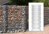 AOS STAHL Gabione Onyx KL: 200 x 1008 mm - ZINK - DV GABIONEN