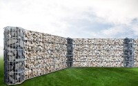 AOS STAHL Gabione Onyx KL: 200 x 1008 mm - ZINK - DV GABIONEN